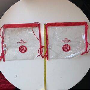 NEW Patron Tequila x LA Clippers Promo Drawstring Backpacks Set of Two